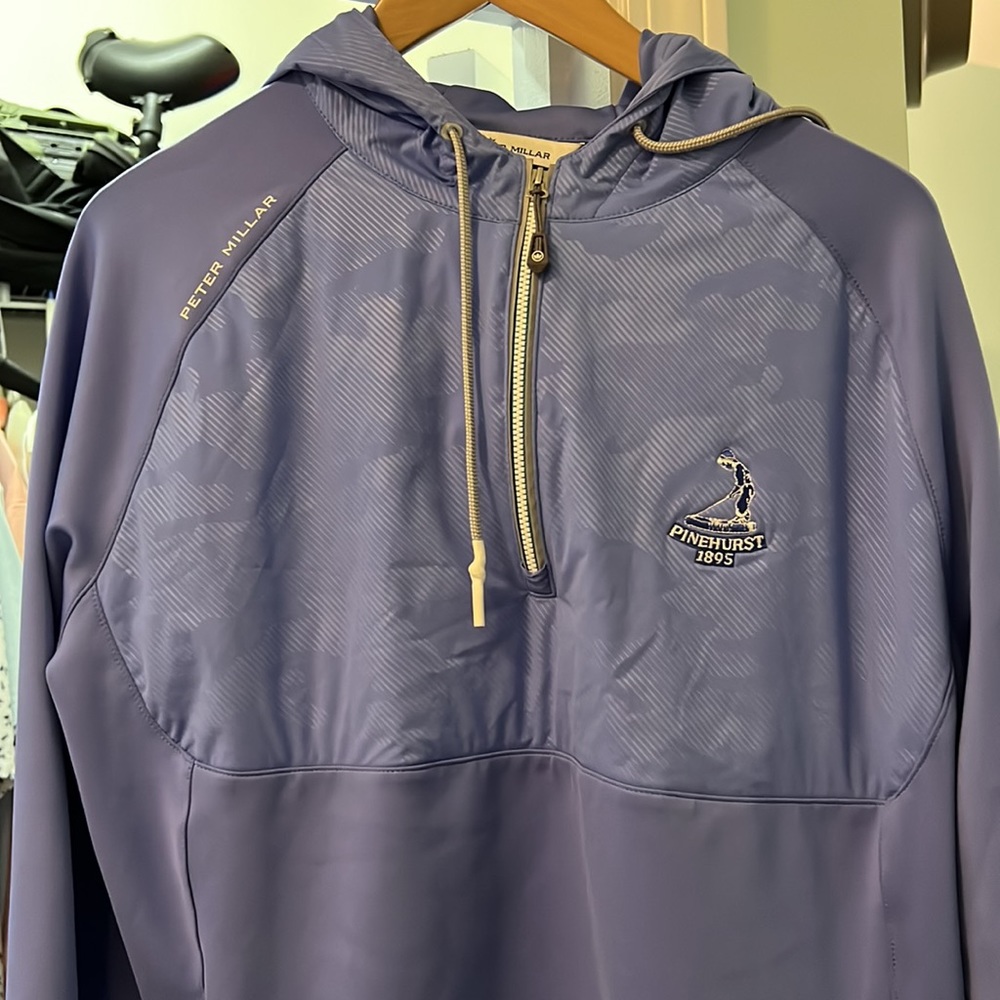 Pinehurst Edition Peter Millar Weld Reflect Hybrid Half-Zip Hoodie